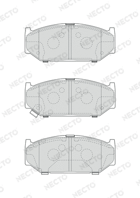 Brake Pad Set, disc brake (FD7648A)