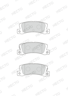 Brake Pad Set, disc brake (FD7461A)