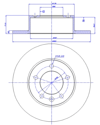 Brake Disc (142.1580)