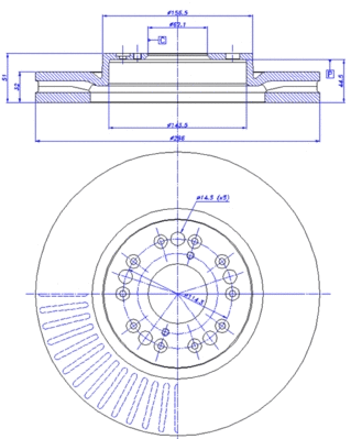 Brake Disc (142.1009)