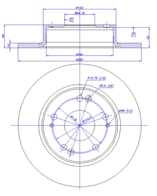 Brake Disc (142.1162)