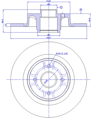 Brake Disc (142.1218)
