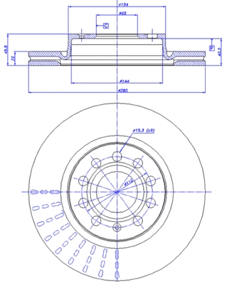 Brake Disc (142.1019)