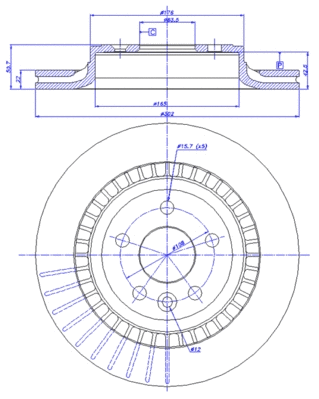 Brake Disc (142.1506)