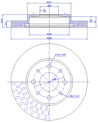 Brake Disc (142.1013)