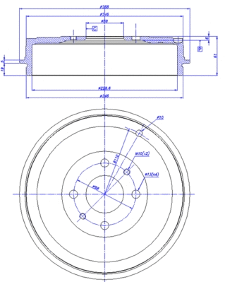 Brake Drum (433.063)