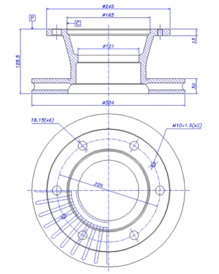Brake Disc (150.070)