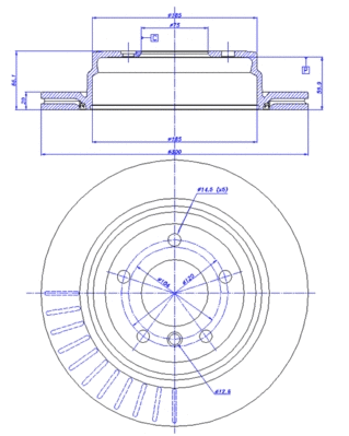 Brake Disc (142.1452)