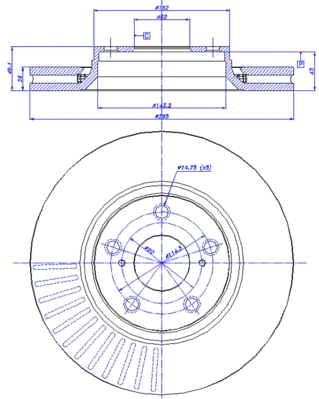 Brake Disc (142.1542)
