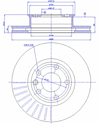 Brake Disc (142.732)