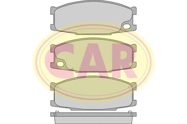 Brake Pad Set, disc brake (PNT298)