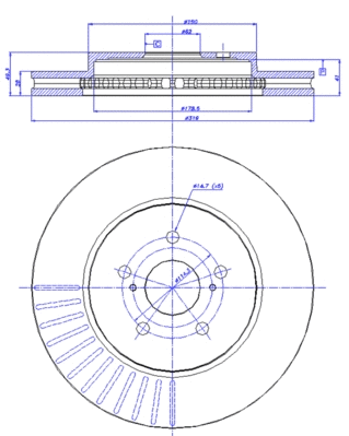 Brake Disc (142.1265)