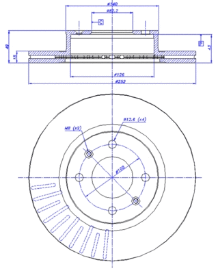 Brake Disc (142.1296)