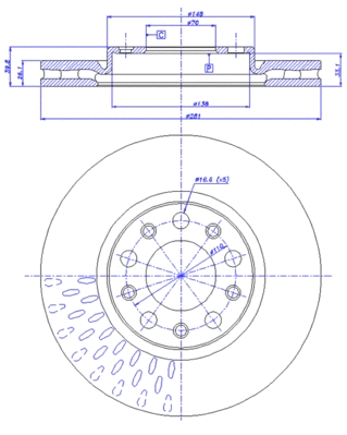 Brake Disc (142.1653)