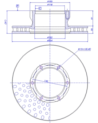 Brake Disc (150.295)