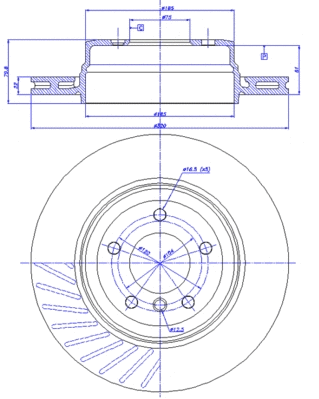 Brake Disc (142.1056)