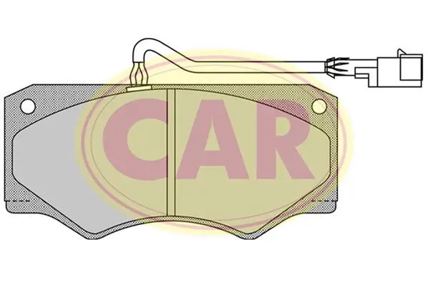 Brake Pad Set, disc brake (PNT269)