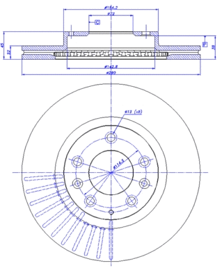 Brake Disc (142.1306)