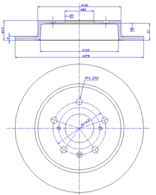 Brake Disc (142.1730)