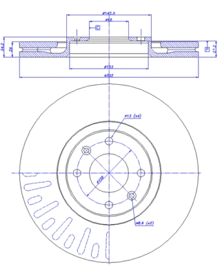 Brake Disc (142.1083)