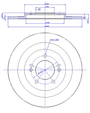 Brake Disc (142.1736)
