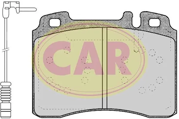 Brake Pad Set, disc brake (PNT324A)