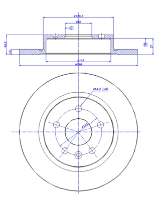 Brake Disc (142.1557)