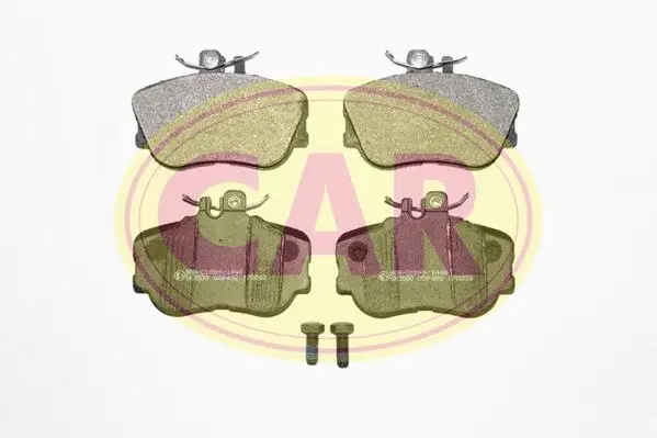 Brake Pad Set, disc brake (PNT294)