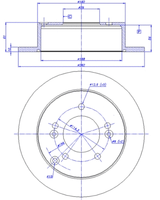 Brake Disc (142.1157)