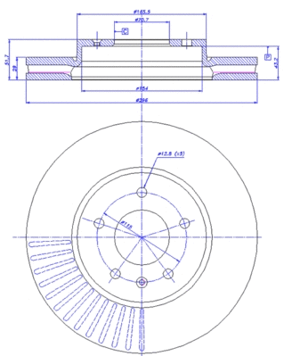 Brake Disc (142.1343)