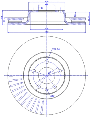 Brake Disc (142.1128)