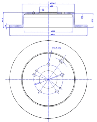 Brake Disc (142.1351)