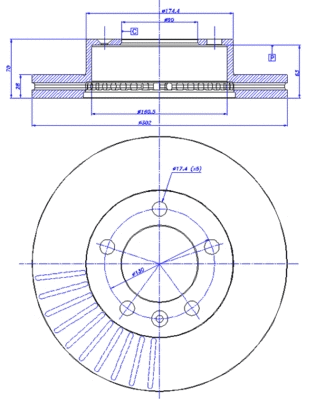 Brake Disc (142.1578)