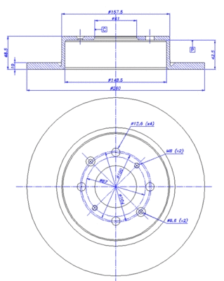Brake Disc (142.1110)