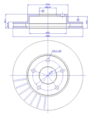 Brake Disc (142.261)