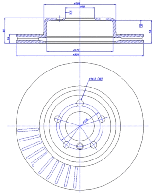 Brake Disc (142.1592)