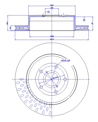 Brake Disc (142.1268)
