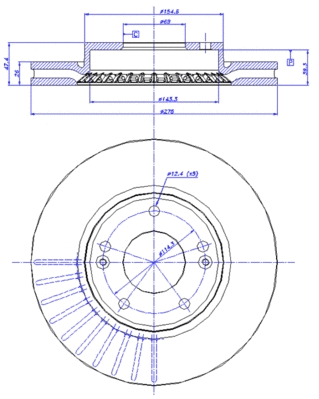 Brake Disc (142.1637)