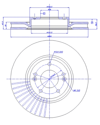 Brake Disc (142.1483)
