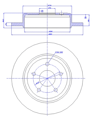 Brake Disc (142.1298)