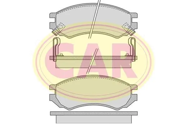Brake Pad Set, disc brake (PNT8001)
