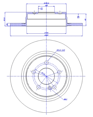 Brake Disc (142.1364)