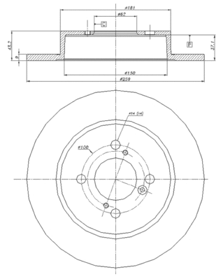 Brake Disc (142.1605)