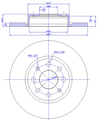 Brake Disc (142.1423)