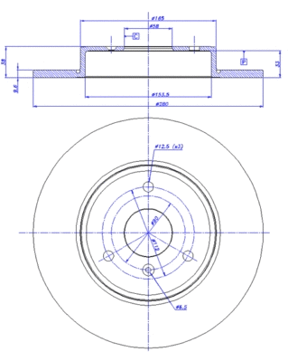 Brake Disc (142.1525)
