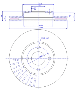 Brake Disc (142.1620)