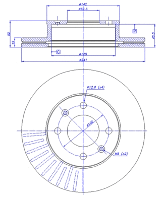 Brake Disc (142.1152)