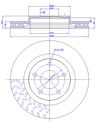 Brake Disc (142.1745)