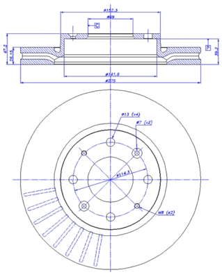 Brake Disc (142.1354)