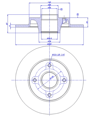 Brake Disc (142.1220)